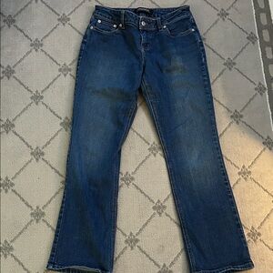 LONDONJEAN Women's Dark Blue Boot Cut Jeans